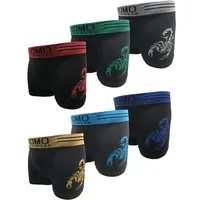 Garcia Pescara Boxershorts Garcia Pescara Herren Uomo5 Seamless 6er Pack Größe M/L oder XL/XXL Skorpion Print