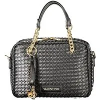 Valentino Umhängetasche, Stilvolle schwarze Handtasche für Damen mit vielseitigen Details