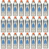 ZMC Gaskartusche 24x Butan Gas Kartusche 227g Butangas Bajonett-Anschluss, Zubehör für Gaskocher Gaskartusche Campingkocher Brenner, MSF-1a Gaskartuschen Campinggas Bunsenbrenner Campingkocher