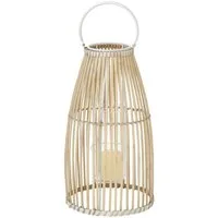 BOLTZE GRUPPE GmbH Windlicht Windlicht FLINT, Braun, Ø 25 cm