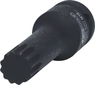 KS Tools 1/2" Kraft-Bit-Stecknuss Vielzahn, lang - 911.0953