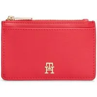 Tommy Hilfiger Kartenetui TH ICON LONG CC HOLDER, Geldbeutel, Portemonnaie mit goldfarbenem TH-Schmuckelement