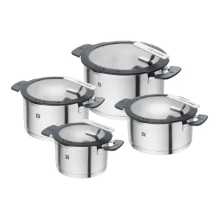 ZWILLING Simplify Kochtopfset 4-tlg, Edelstahl