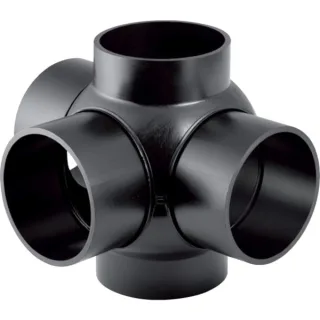 Geberit PE Kugelabzweig 88,5Gr dreifach 367605161