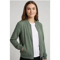 Vero Moda Kurzjacke VMCONNY, leichte Jacke für den Übergang seitliche Eingrifftaschen, Rippbündchen
