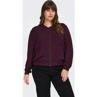 ONLY CARMAKOMA Blouson CARJOSEE METTA LIFE LS BOMBER WVN mit Glitzer Effekt