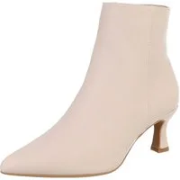 Ital-Design Stylische Damen-Stiefeletten mit Stickdetails für Alltag Stiefelette (91409473) Pfennig-/Stilettoabsatz Stiefeletten in Beige