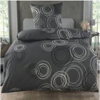 Malika Bettwäsche 155x220 + 80x80 cm atmungsaktiver Baummwoll Renforce Bettbezug, Renforce Baumwolle, 2 teilig, Für Allergiker geeignet, pflegeleicht, angenehm weicher Stoff