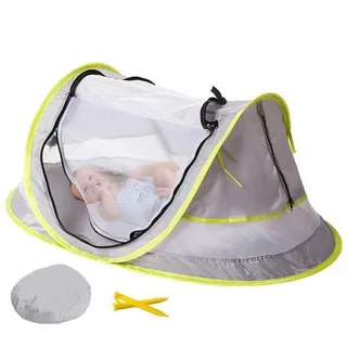 IPRee Outdoor Baby Beach Tent Foldable Automatically Open UV Protection Sun Shade For Infant Travel Swimming Pool Play H