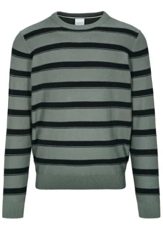 BASEFIELD - Rundhals Pullover mosswood - Gr. - S