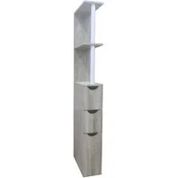 HTI-Living Raumteilerregal Raumteilerregal 136 cm Thekla Sonoma, Stück 1-tlg., Beistellschrank Nischenregal
