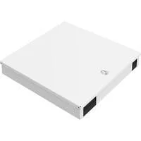 LWL Unibox, Spleißbox zur Wandmontage, Medium, Gehäuse hellgrau, für bis zu 48 Fasern