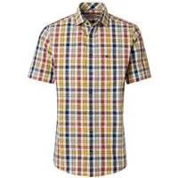 Redmond Kurzarmhemd kariert Modern Fit