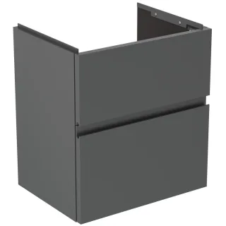 Ideal Standard Möbelwaschtischunterschrank Finesse 500x375x550mm 2 Auszüge Anthrazit matt, E3378Y2 E3378Y2