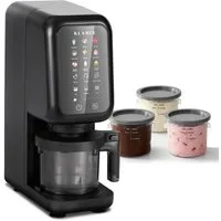 KLAMER Eismaschine 12 Programme für Eiscreme, Gelato, Sorbet, Frozen Yogurt, Slushie & M…, 700 W, 3 flexible Portionsmodi, Micro-Püree-Prinzip, 12 Programme