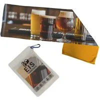 speecheese Sporthandtuch Beer Eishandtuch mit verschiedenen Biersorten