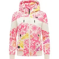 Ragwear Outdoorjacke Nuggie Block Flower modische Damen Freizeitjacke mit floralem Print