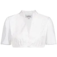 Nübler Dirndlbluse Dirndlbluse Kurzarm Babsi in Weiß von Nübler