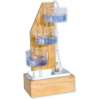 matches21 HOME & HOBBY Wasserbrunnen Bausatz Kinder ab 13 Holzbaukasten