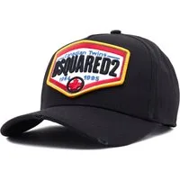 Dsquared2 Baseball Cap Basecap Icon Retro Patch Logo Baseballcap Mütze Markante Logo-Stickereien oder Signature-Patches