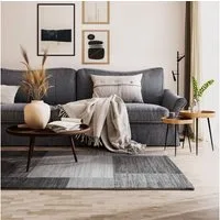 Steffensmeier Teppich Nancy Felder, Rechteckig, Kurzflor Teppich, Wohnzimmer