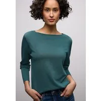 STREET ONE Longpullover mit Strick-Detail