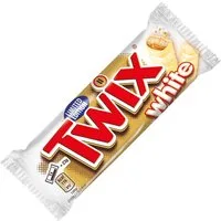 Twix Schokolade, Twix White Knuspriger Keks mit Karamell umhüllt weißer Schokolade 45g
