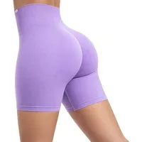 Smilodox Shorts Amaze Pro, Shaped Fit Push Up Booty Radlerhose V-Shape Seamless High Waist Hotpants Scrunch-Effekt Squatproof Gym Yoga Alltag