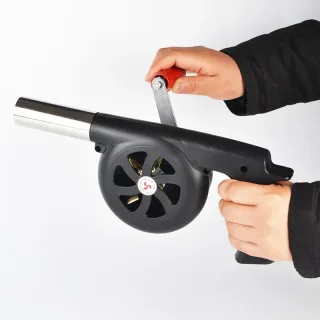 Outdoor Barbecue Fan Hand-cranked Air Blower Portable BBQ Grill Fire Bellows Tools Picnic Manual Barbecue Camping Access