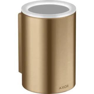 hansgrohe Axor Zahnbecher 42804140 d= 76x114mm, Wandmontage, brushed bronze