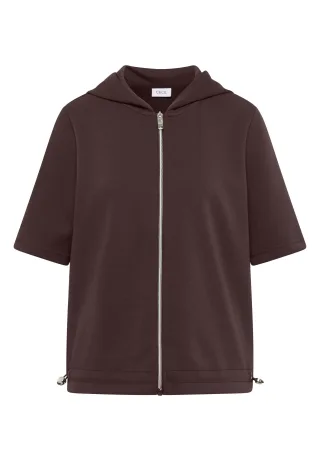 CECIL - Kapuzenjacke mit seitlichen Tunnelzügen brown cacao - Gr. - S