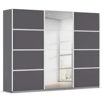 OTTO home Kleiderschrank Mehrzweckschrank Aktenschrank Möbel Mietswohnung Schlafzimmer AVOLA (3 verschiedene Ausstattungen BASIC/CLASSIC/PREMIUM (inkl. SOFT-CLOSE) mit eleganten Zierleisten in Chrom, Schwarz oder Weiß MADE IN GERMANY
