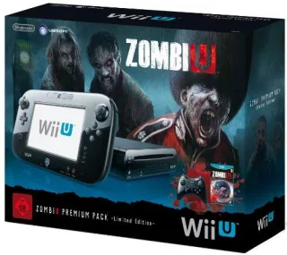Nintendo Wii U Premium Pack 32GB [inkl. ZombiU & Wii U Pro Controller] schwarz