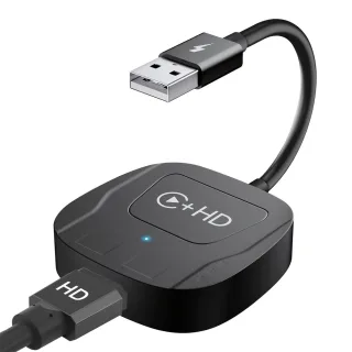 Wireless Carplay with HD Multimedia Adapter with USB Dongle Converter Supports Fire/Google TV Sticks and Multimedia Devi