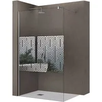 doporro Walk-in-Dusche Duschwand für Dusche Duschabtrennung ESG Mit NANO, Einscheibensicherheitsglas