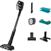 Philips Nass-Trocken-Akkusauger XC8347/01 SpeedPro Max Aqua Plus, beutellos, mit 80 Minuten Laufzeit, Wischfunktion und 360°-Saugdüse