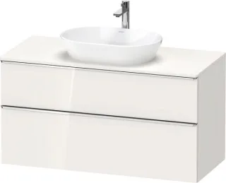 Duravit D-Neo Konsolenwaschtischunterbau wandhängend Weiß Hochglanz 1200x550x664 mm - DE496901022000 DE4969010220000