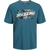 Jack & Jones T-Shirt JJHAWAII Shape Tee SS Crew Neck LN mit Rundhalsausschnitt