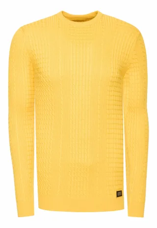Super-Slim-Fit Streetwear Fein Strick Pullover