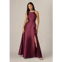 Adrianna Papell Abendkleid Embellished Mikado Gown Atemberaubendes und strukturiertes Mikado-Kleid