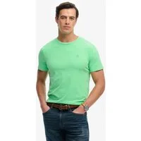 Superdry Rundhalsshirt CLASSIC ESSENTIAL NEON TEE Relaxed Fit, aus Baumwolle und Single Jersey, Kurzarm