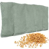 Amilian Kirschkernkissen 55x20 cm - Wärmekissen, Kältekissen 100% Kirschkerne, mikrowellengeeignet, ideal zum Entspannen zu Hause, für Mikrowelle geeignet, als Wärme- und Kältekissen verwendbar