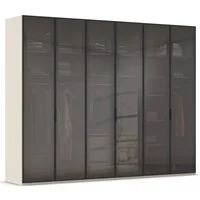 rauch Kleiderschrank Schrank Garderobe SKAT SHINE Breiten 151/201/251/301cm, Höhe 223/235cm (3 verschiedene Ausstattungen BASIC/CLASSIC/PREMIUM (inkl. SOFT-CLOSE) edle Schrankfront mit hochwertigen Glasrahmentüren MADE IN GERMANY