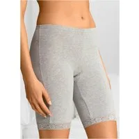bonprix Lange Unterhose (Packung, 3-St) Radlerpants aus Baumwoll-Jersey mit Spitzenkante