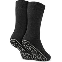 Bärenfuß Haussocken 3 Paar Herren Damen Premium ABS Socken - Extra Rutschfest dank Noppen