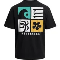 Neverless Oversize-Shirt Herren T-Shirt - California Surf - Oversized Relaxed Fit Sommer mit Print