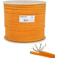 PremiumX 100m CAT 7 Netzwerkkabel Duplex LAN Kabel Ethernet Datenkabel Computer-Kabel