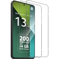 SmartUP Displayschutzglas 2X Schutzglas für Xiaomi Redmi Note 13 Pro 5G Panzerfolie Display 9H für Für Xiaomi Redmi Note 13 Pro 5G, kompletter Displayschutz