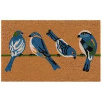 relaxdays Fußmatte Kokos Fußmatte Tiere 60x40 cm, Höhe: 15 mm, D