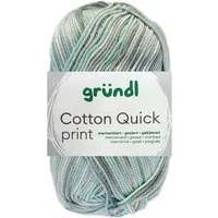 Gründl 50 Gramm Gründl Cotton Quick Print Strickgarn Farbauswahl Bastelgarn